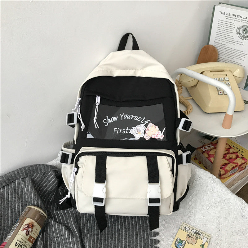 Trendy travel backpacks- black or blue
