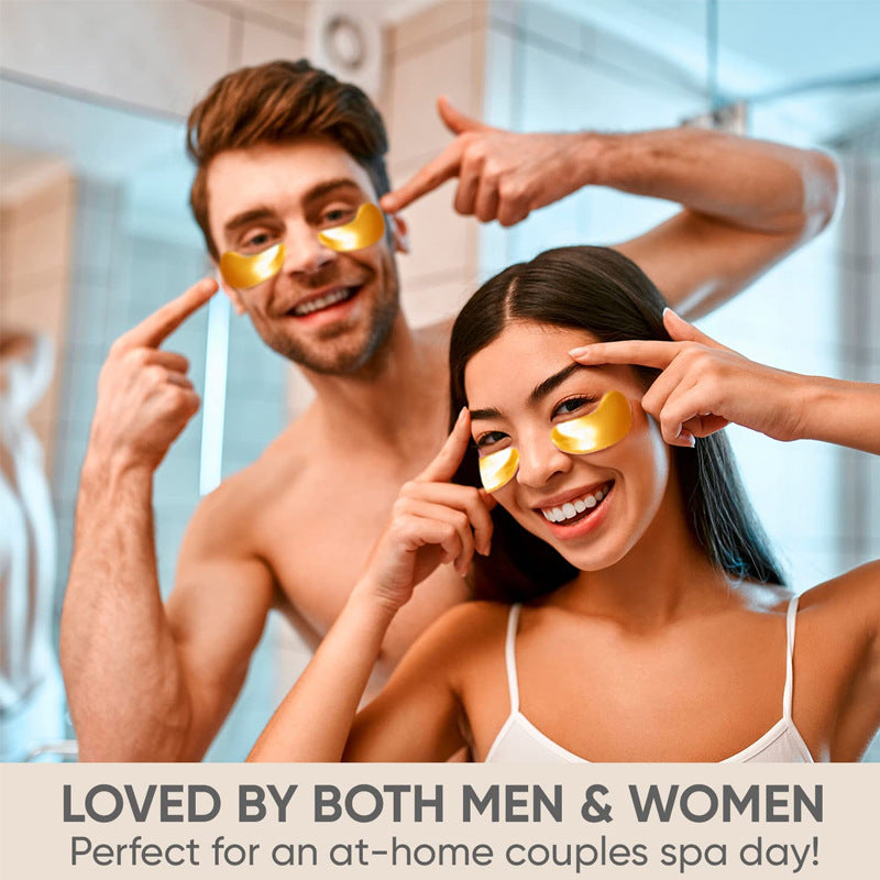 24K Gold Collagen Eye Mask – 20 Pairs | Anti-Wrinkle & Dark Circle Treatment