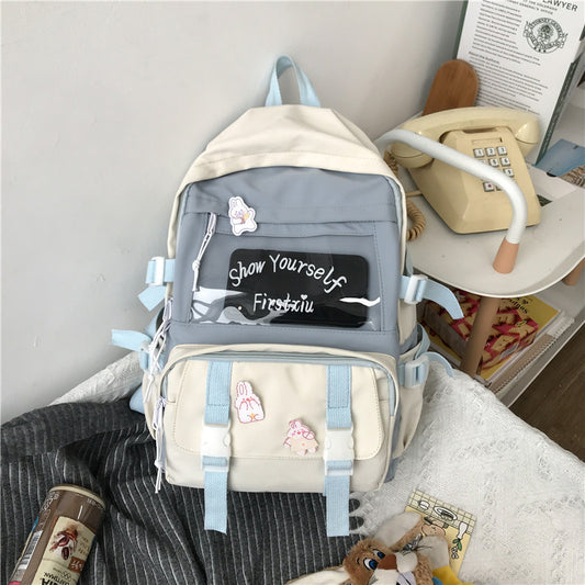 Trendy travel backpacks- black or blue